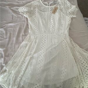 American Rag white Swing Dress size L